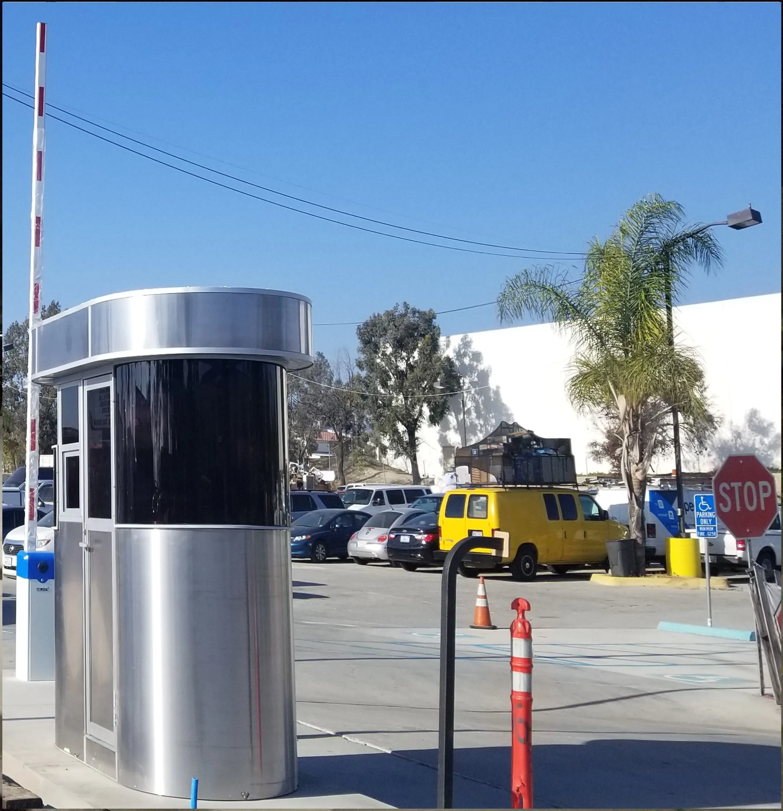 Caseta para estacionamientos
