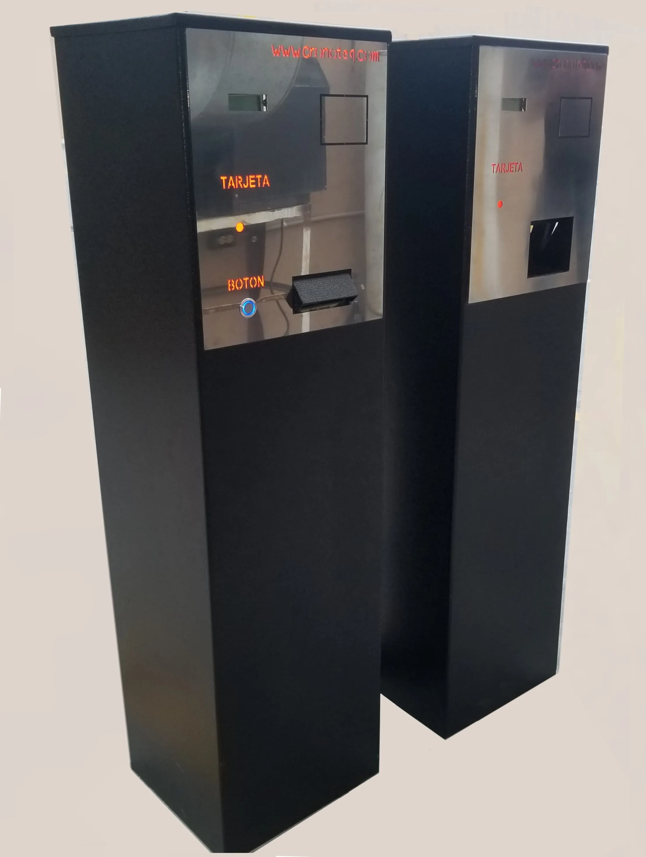 Sistema validador y lector de boletos para parking automatico