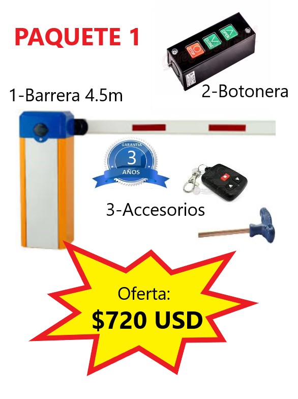 Precio de barrera vehicular