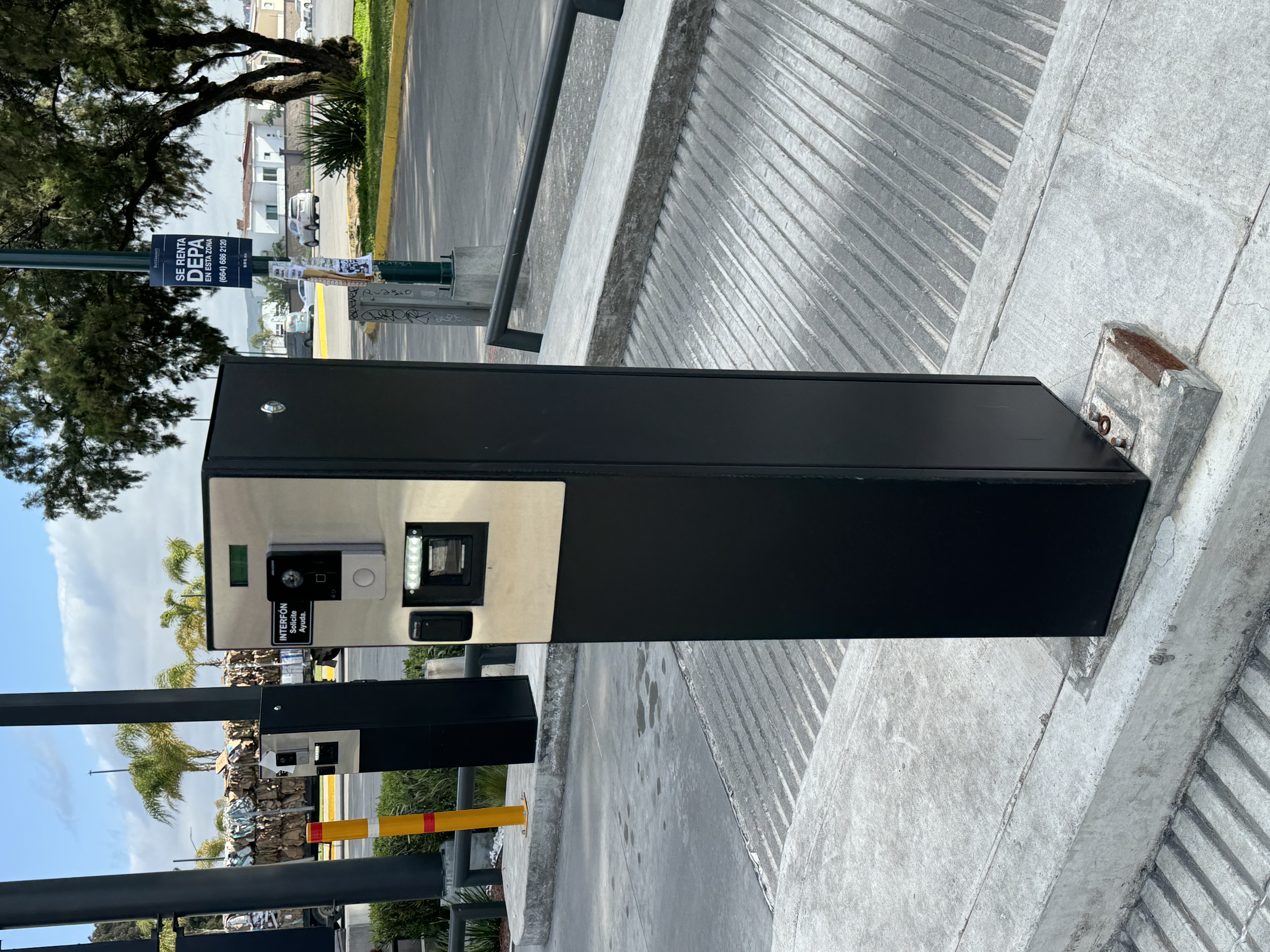 Estacion validadora de boletos
